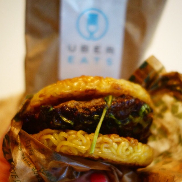 Uber Eats - Ramen Burger - Midtown NYC