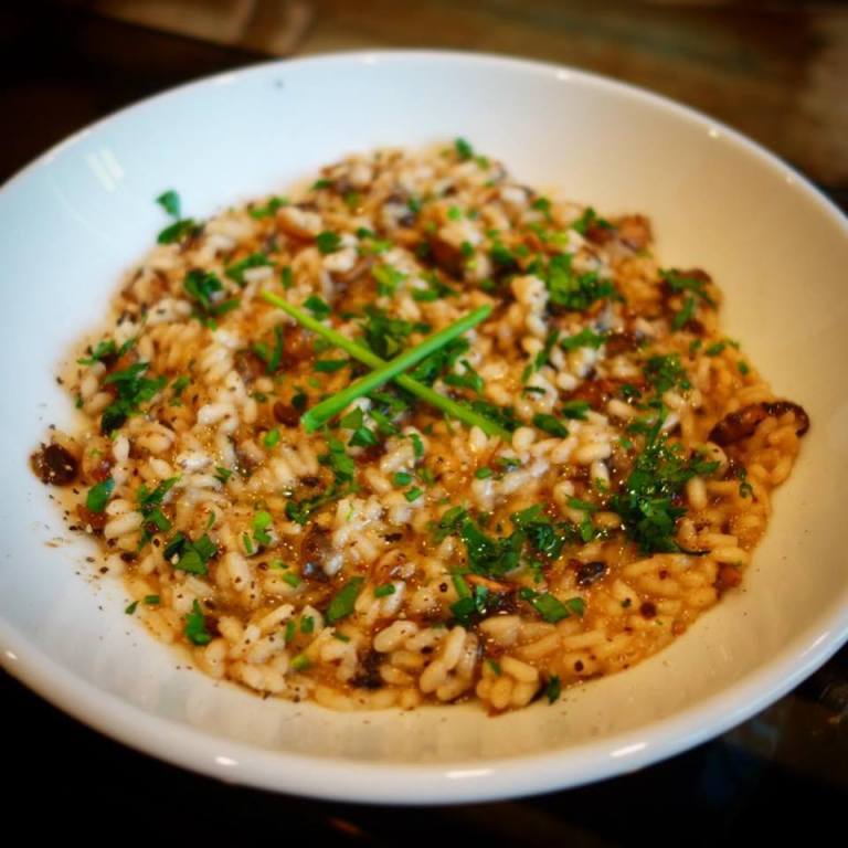 Home Chef - Truffled Mushroom Risotto with Truffle Oil, Chives, and White Wine
