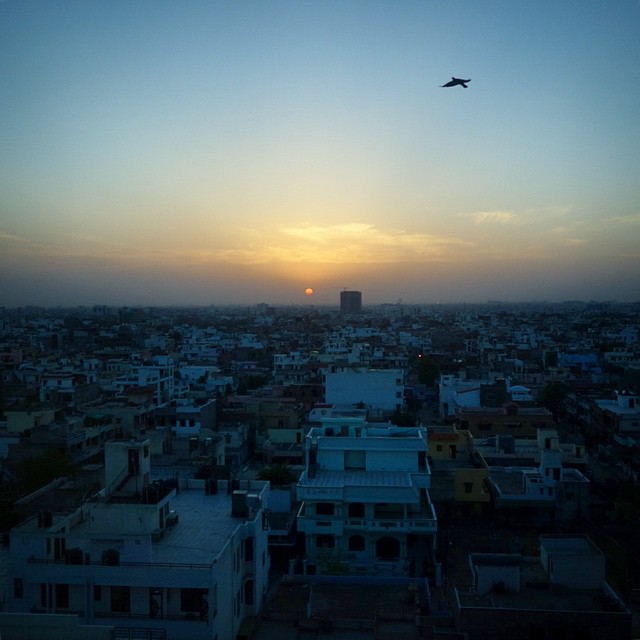 We arrived to our hotel, Four Points Sheraton, in Jaipur just in time to watch the sunset from our room. The hotel was very comfortable and the food in the restaurant was pretty good.  The presentation of the food was not that great though so I don’t have any pictures to show.  But they upgraded our room just because they knew it was our anniversary, which was really nice. The best part of this hotel was the massages by the pool. I wish I could remember the name of the girl who gave me mine, because she was great. 