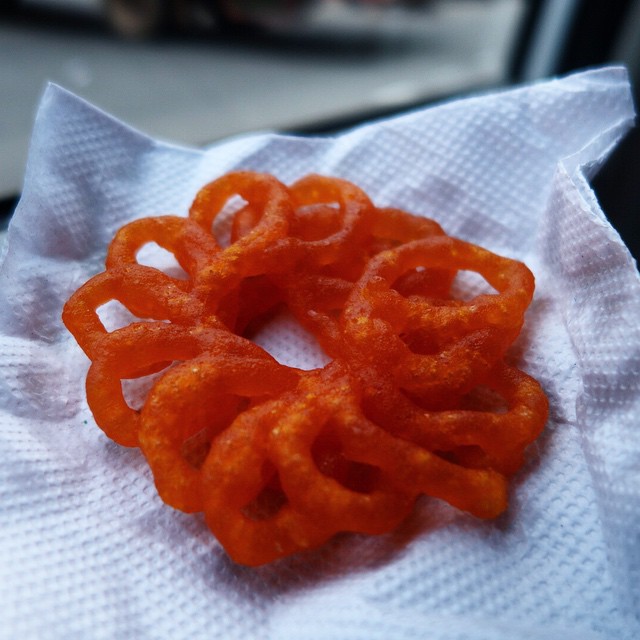 I had jalebi for my first time.  It is not my favorite dessert in the world, but it is definitely really pretty. South Indian bakery. 