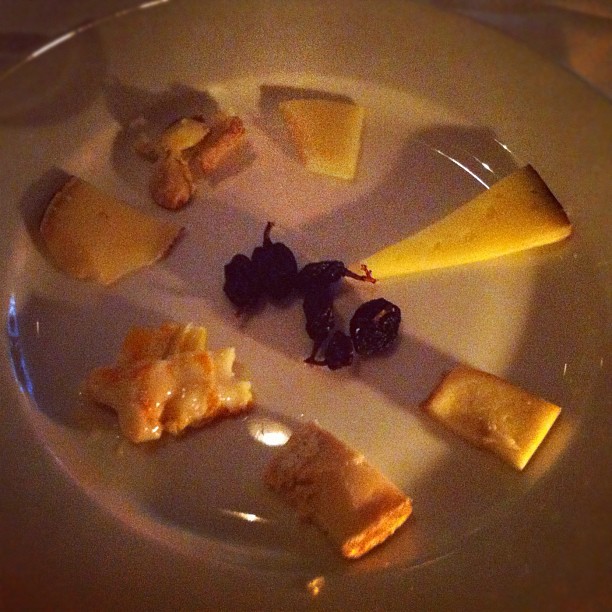 Annisa – West Village – NYC – I know, kind of silly for me to post this pic, since I can’t remember what any of these were, but I love cheese, and this cheese plate was delicious!