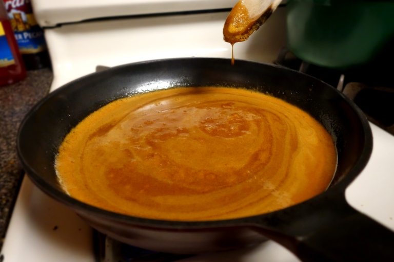 Flan - Caramel ready to pour