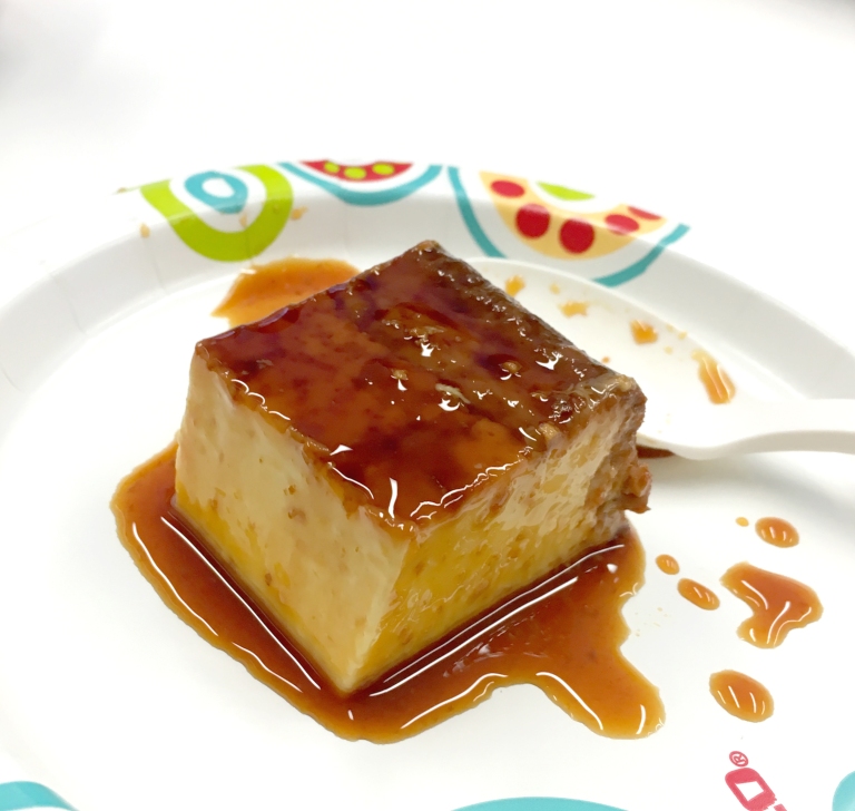Flan - a piece just for me :) YUM