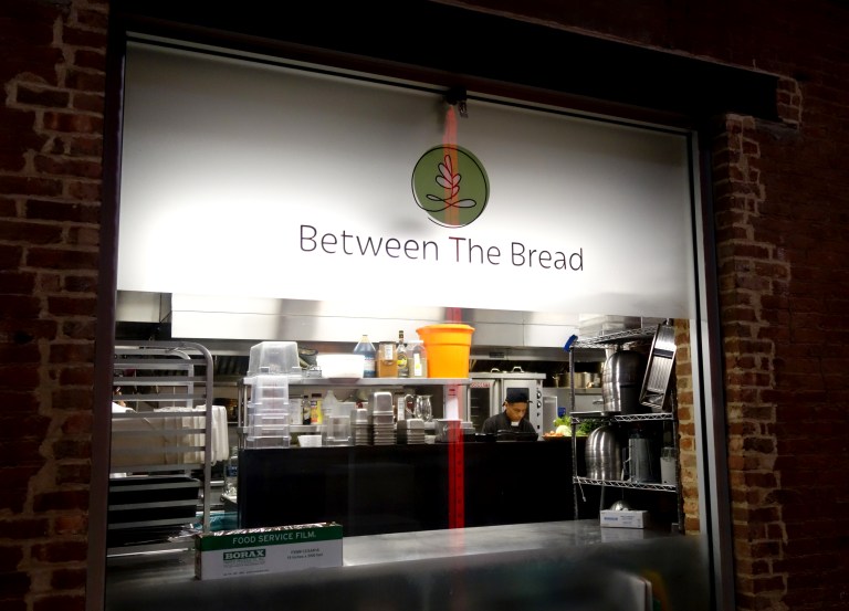 Between the Bread Chelsea Kitchen window view from inside Tunnel, aka the club I used to go to raves at back in the day lol