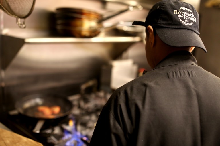 Chef Juan Aranda doing his magic.