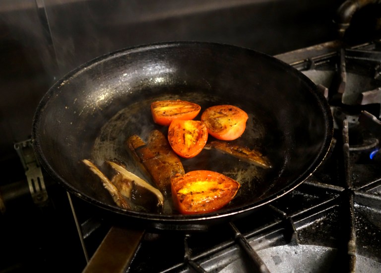 Chef Juan Aranda doing his magic.