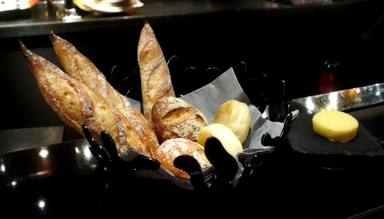 L’Atelier – by Joël Robuchon, Las Vegas – the bread selection. YUM