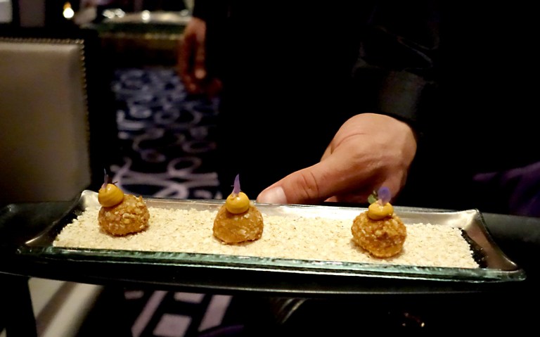Joël Robuchon – by Joël Robuchon, Las Vegas – Amuse-bouche #1 was a potato croquette.